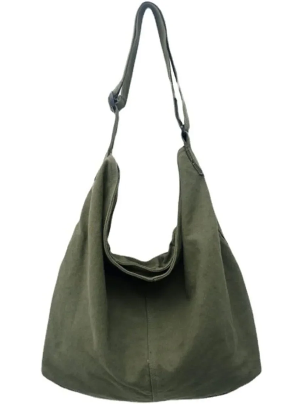 Women's Green2 Travel Canvas Zipper Crossbody Shoulder Laptop Bag